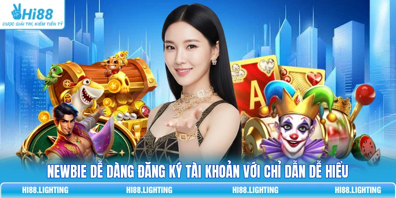 Hướng Dẫn Hi88 Bí Mật Săn Thưởng Đỉnh Năm 2026 2 Newbie dễ dàng đăng ký tài khoản với chỉ dẫn dễ hiểu